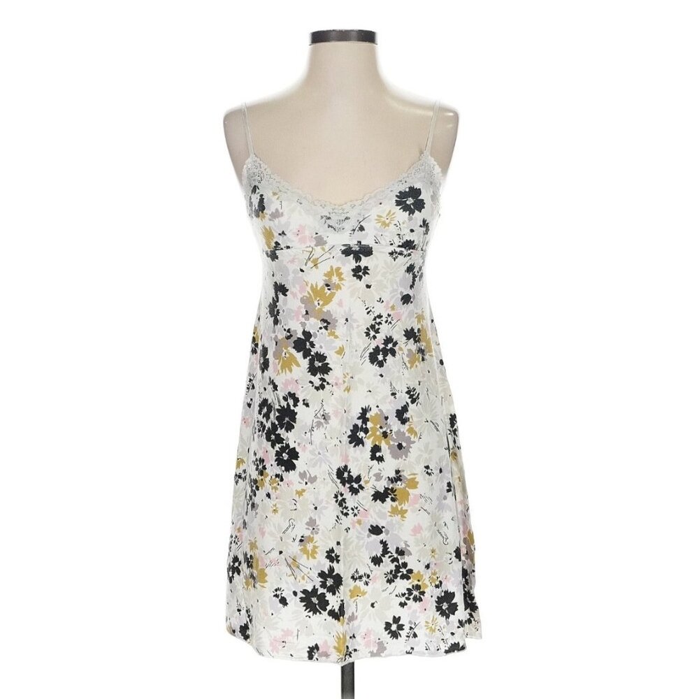 Gap Body Floral Mini Slip Dress 90s Y2K Revive Vintage Inspired Grunge Coquette - Picture 2 of 13